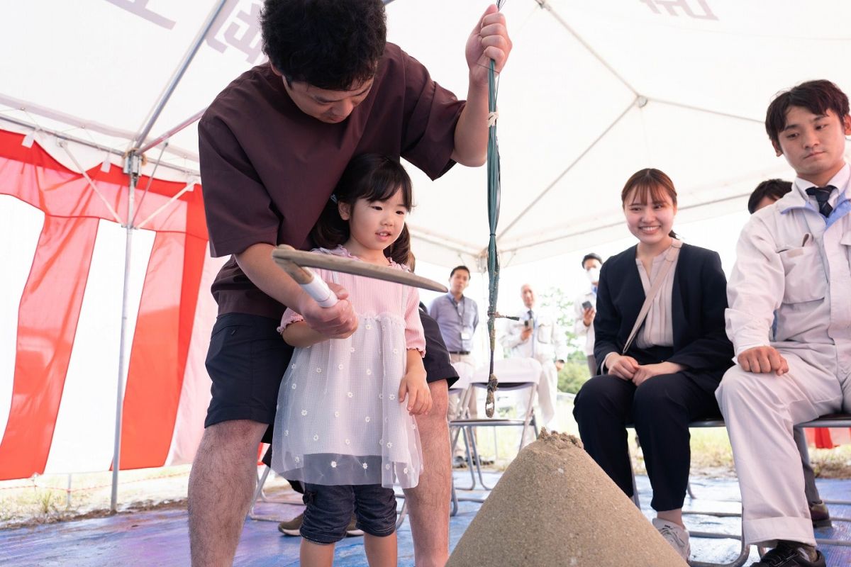 福岡県那珂川市11　注文住宅建築現場リポート①　～地鎮祭～