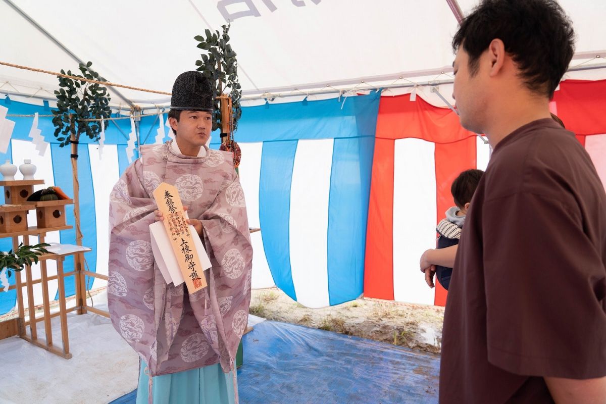 福岡県那珂川市11　注文住宅建築現場リポート①　～地鎮祭～