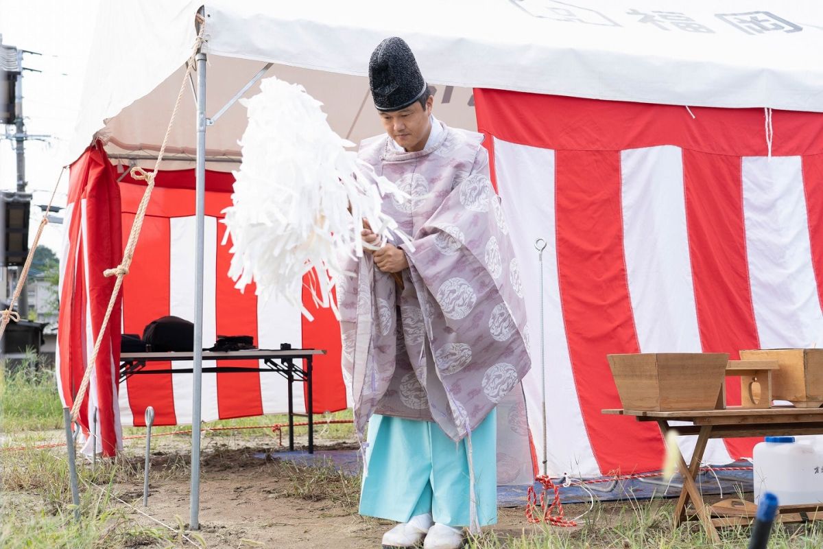 福岡県那珂川市11　注文住宅建築現場リポート①　～地鎮祭～