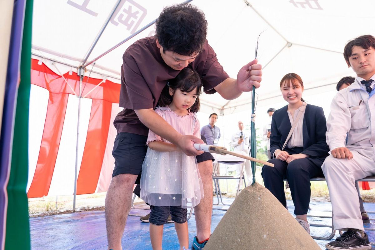 「那珂川市11」注文住宅現場リポート①【地鎮祭】