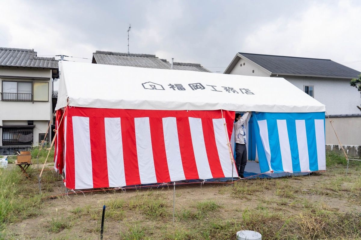 福岡県那珂川市11　注文住宅建築現場リポート①　～地鎮祭～