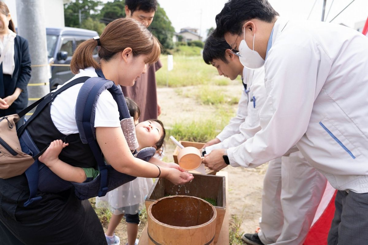 福岡県那珂川市11　注文住宅建築現場リポート①　～地鎮祭～