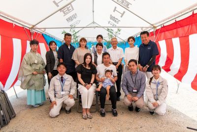 「鳥栖市02」注文住宅現場リポート①【地鎮祭】