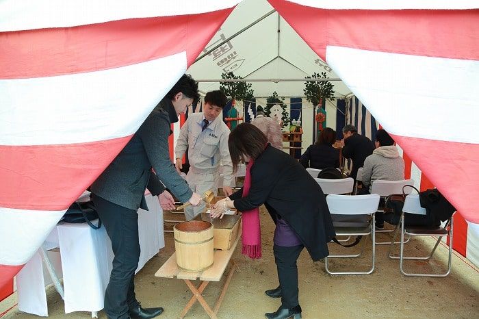 福岡市早良区03　注文住宅建築現場リポート①　～地鎮祭～