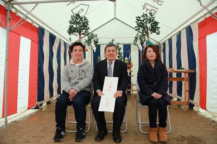 「福岡市早良区03」注文住宅現場リポート①【地鎮祭】