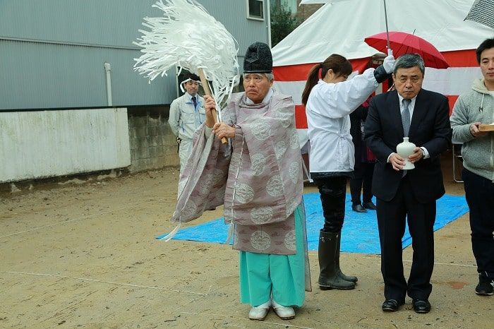 福岡市早良区03　注文住宅建築現場リポート①　～地鎮祭～