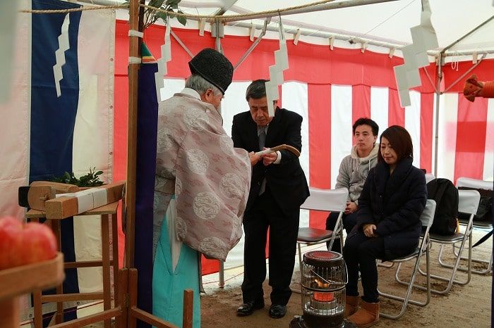 福岡市早良区03　注文住宅建築現場リポート①　～地鎮祭～