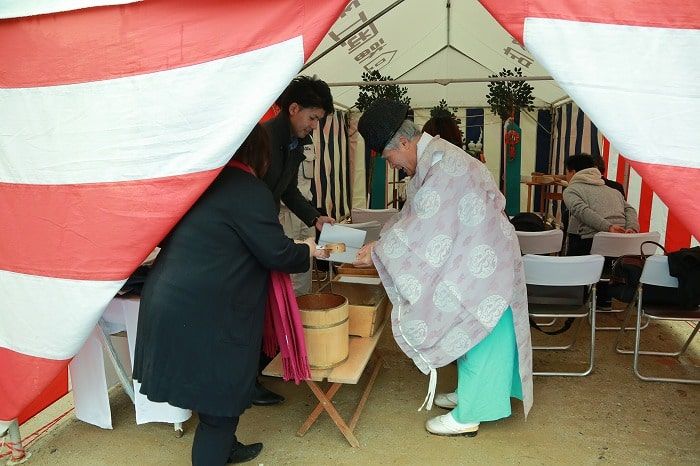 福岡市早良区03　注文住宅建築現場リポート①　～地鎮祭～