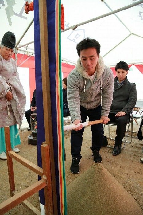 「福岡市早良区03」注文住宅現場リポート①【地鎮祭】