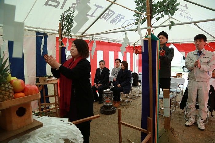 「福岡市早良区03」注文住宅現場リポート①【地鎮祭】