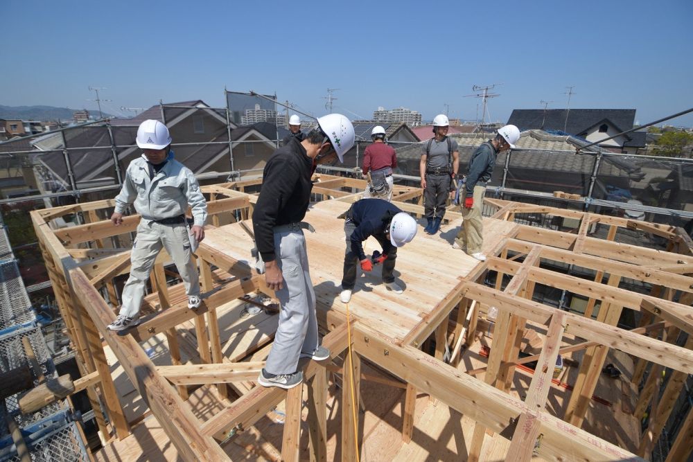 福岡市早良区05　注文住宅建築現場リポート④　～上棟式～