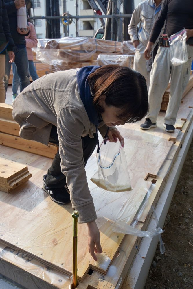「福岡市早良区05」注文住宅現場リポート④【上棟式】
