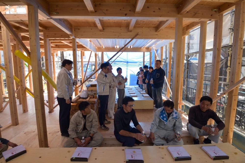 「福岡市早良区05」注文住宅現場リポート④【上棟式】