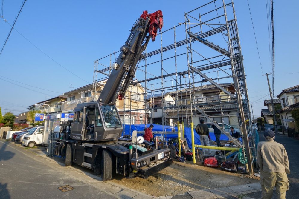 福岡市早良区05　注文住宅建築現場リポート④　～上棟式～