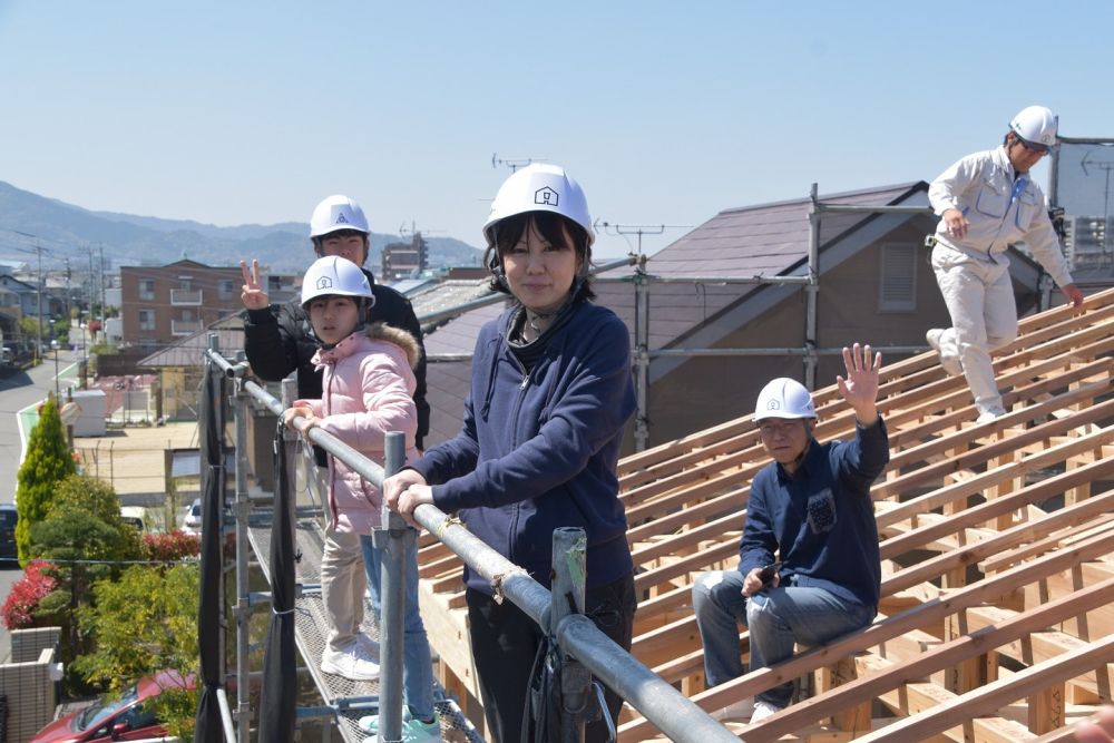 福岡市早良区05　注文住宅建築現場リポート④　～上棟式～