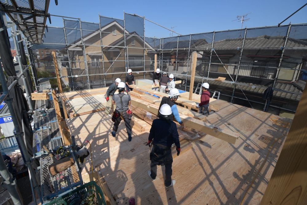 「福岡市早良区05」注文住宅現場リポート④【上棟式】