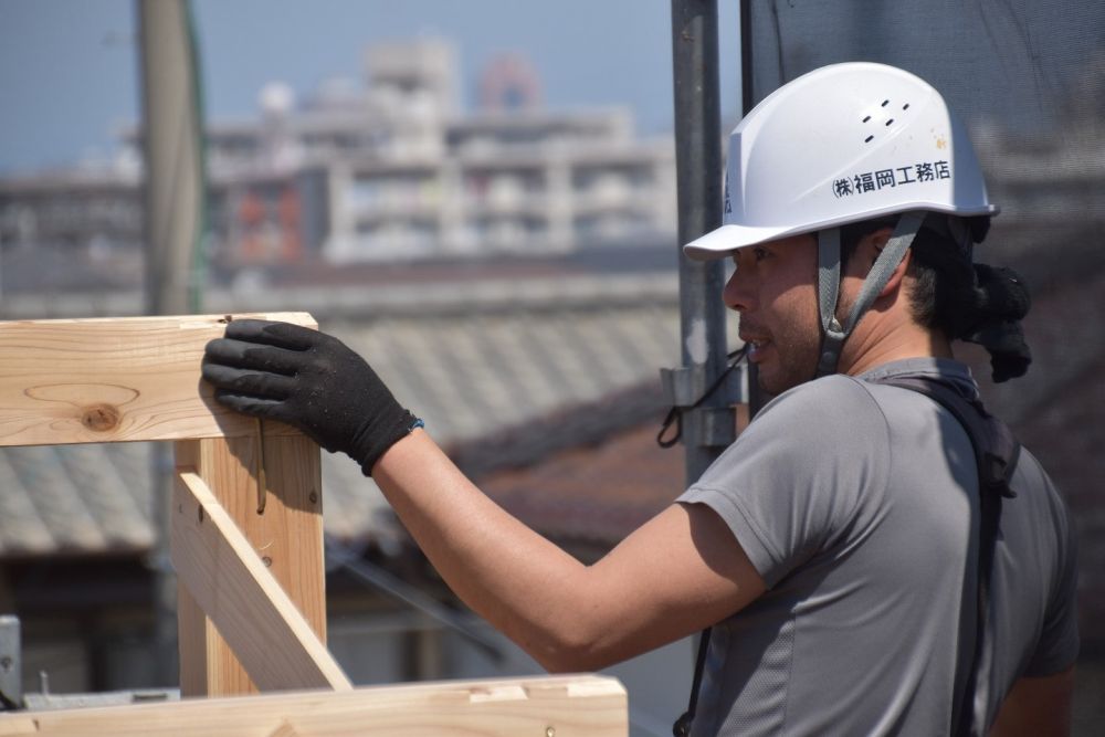 福岡市早良区05　注文住宅建築現場リポート④　～上棟式～