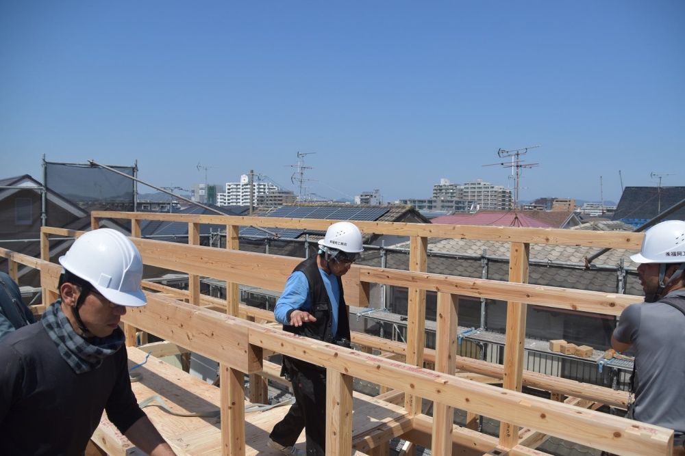 「福岡市早良区05」注文住宅現場リポート④【上棟式】