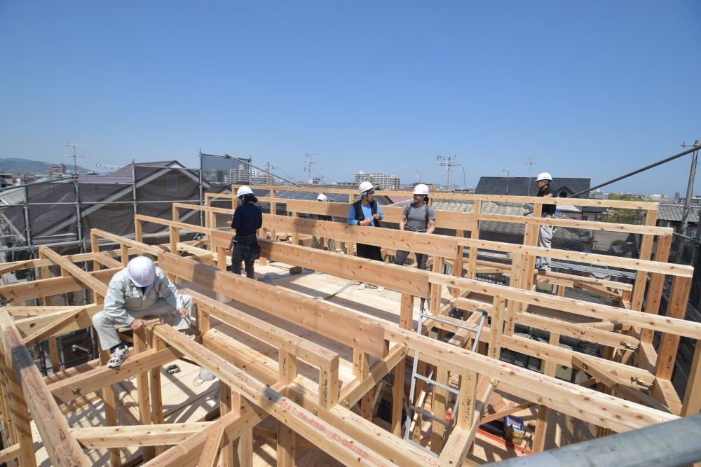 「福岡市早良区05」注文住宅現場リポート④【上棟式】