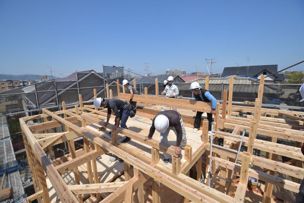 「福岡市早良区05」注文住宅現場リポート④【上棟式】