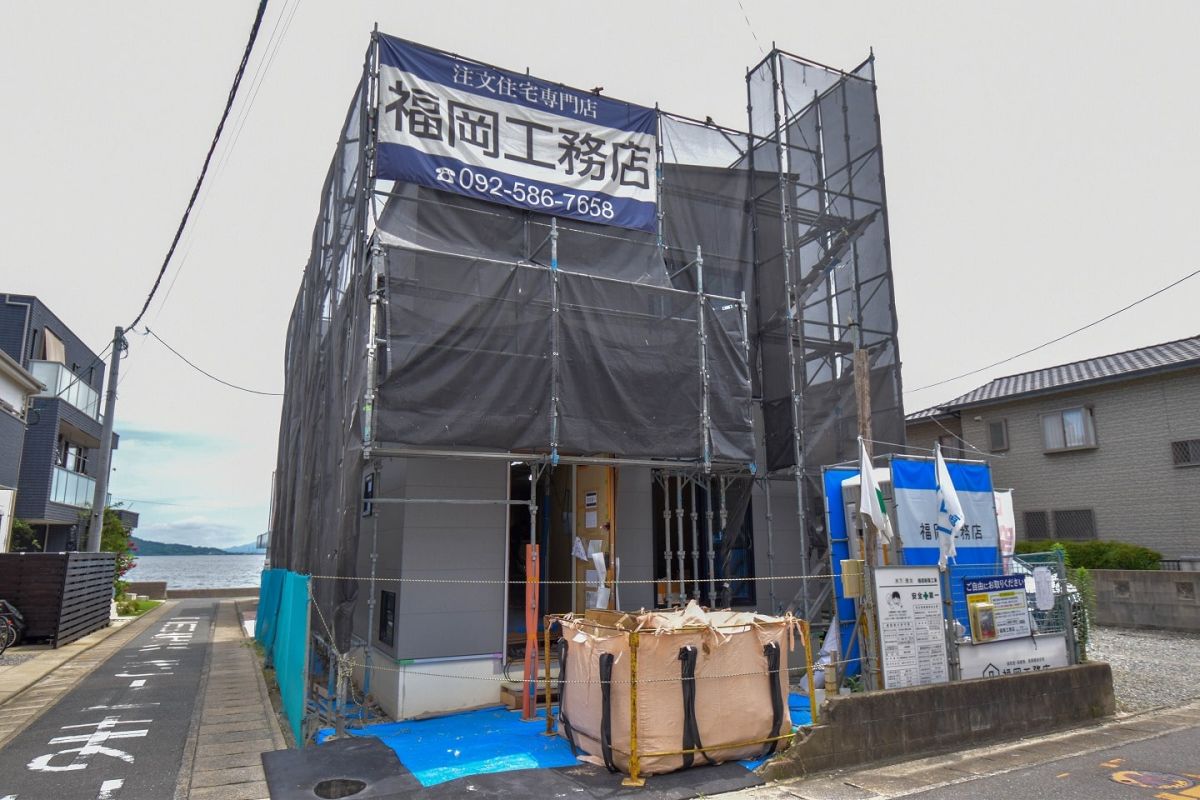 「福岡市西区07」注文住宅現場リポート⑧【木工事】【石膏ボード】