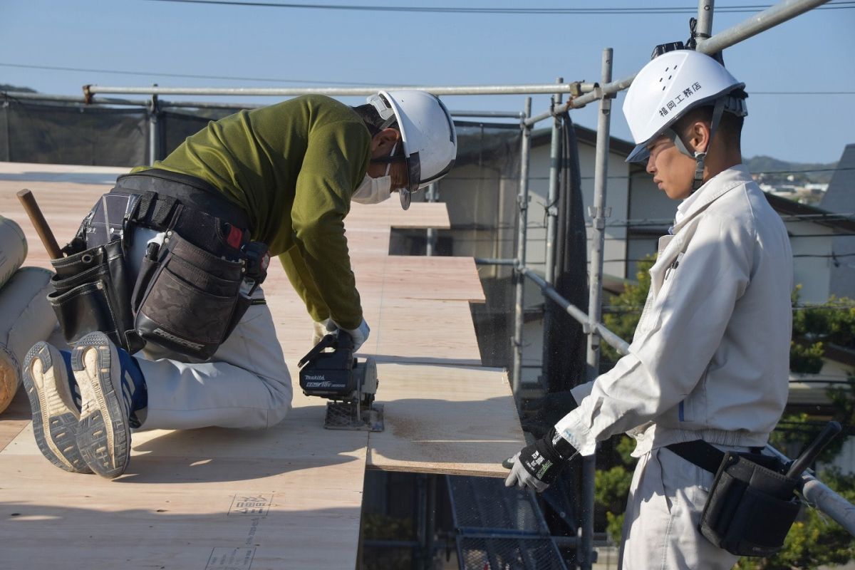 福岡県糸島市05　注文住宅建築現場リポート③　～上棟式・後編～