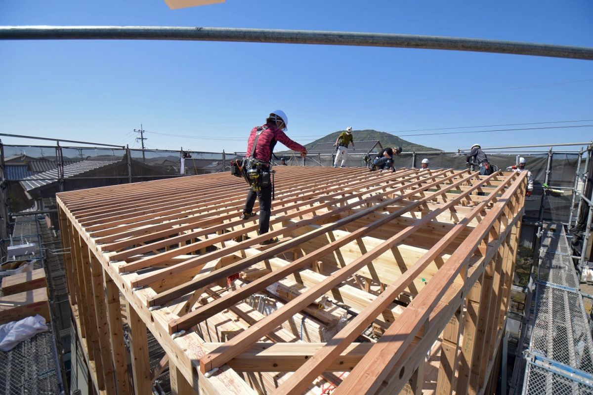 福岡県糸島市05　注文住宅建築現場リポート③　～上棟式・後編～