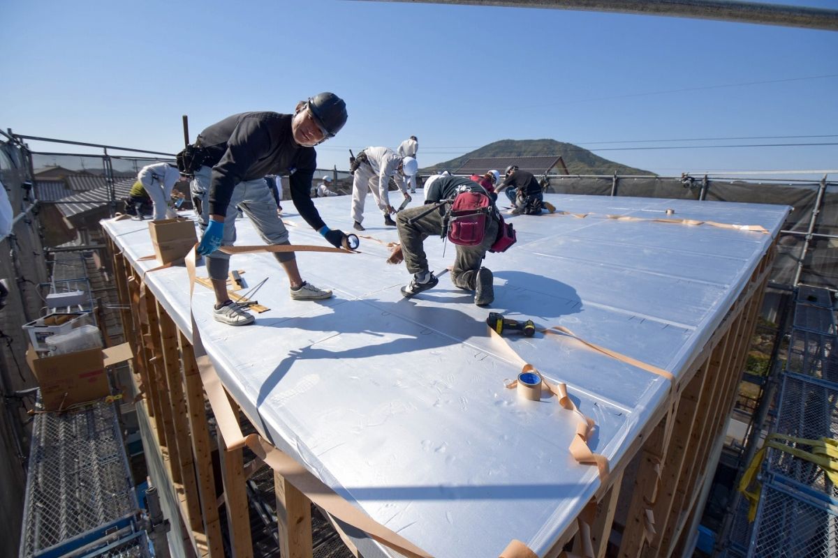 福岡県糸島市05　注文住宅建築現場リポート③　～上棟式・後編～