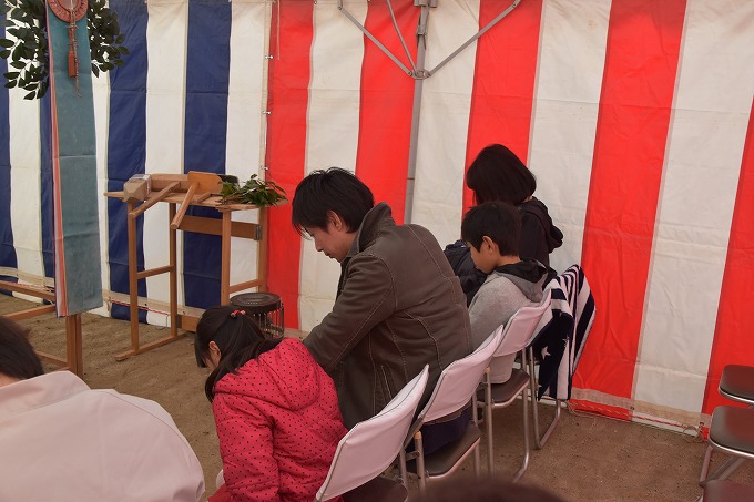 福岡市城南区七隈03　注文住宅建築現場リポート①　～地鎮祭～