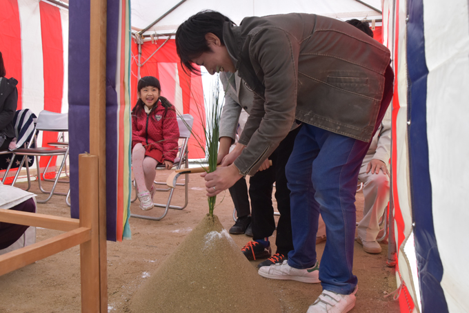 福岡市城南区七隈03　注文住宅建築現場リポート①　～地鎮祭～