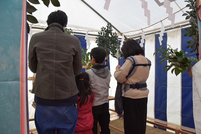 「福岡市城南区七隈03」注文住宅現場リポート①【地鎮祭】