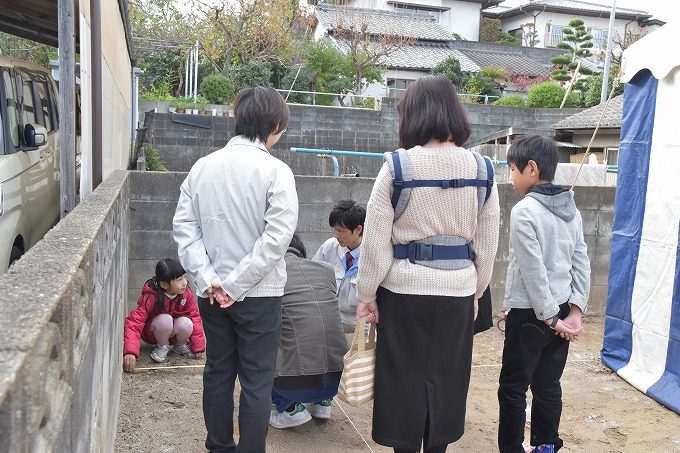 福岡市城南区七隈03　注文住宅建築現場リポート①　～地鎮祭～