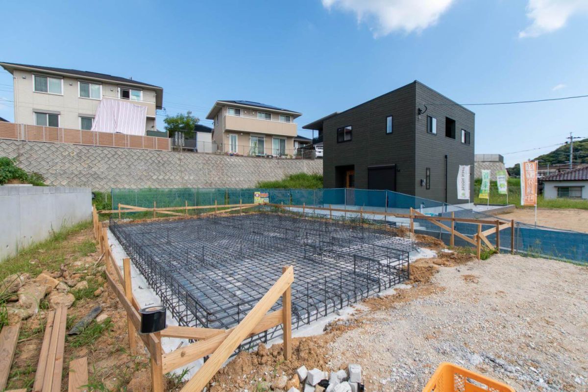 「北九州市八幡西区01」注文住宅現場リポート②【基礎工事】【配筋】
