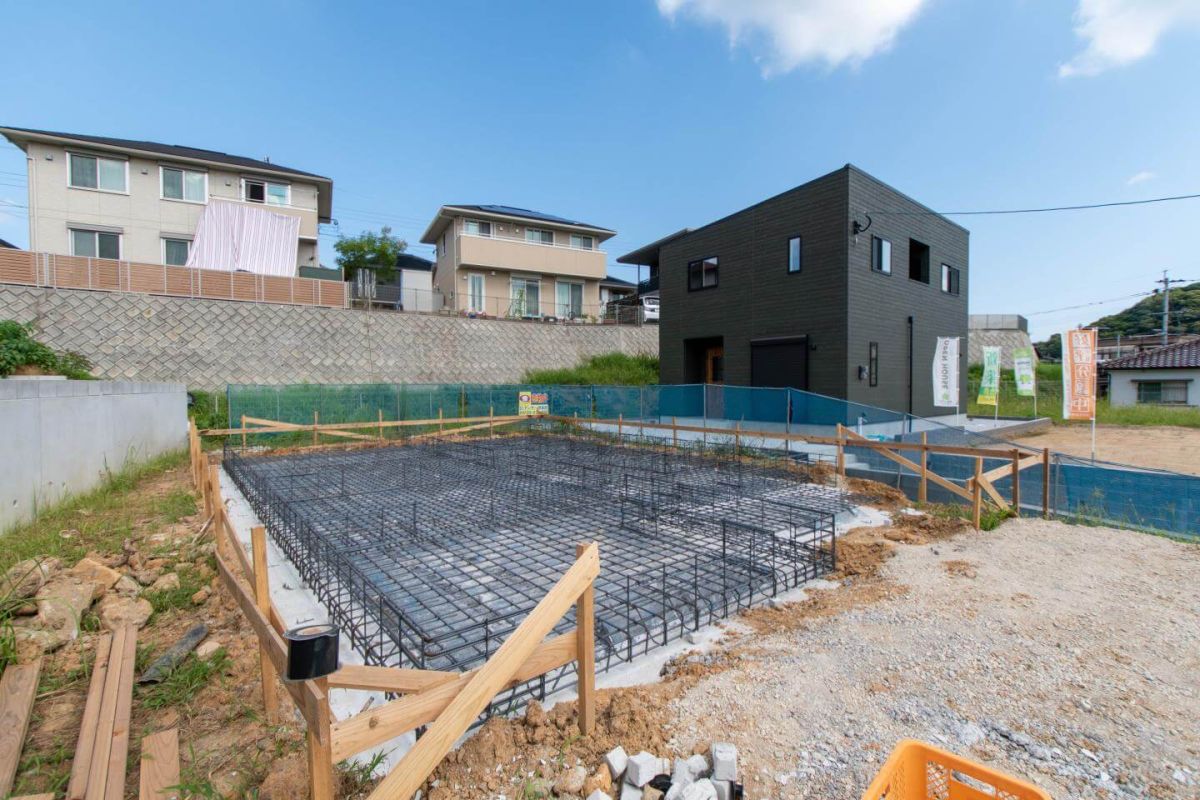 福岡県北九州市八幡西区01　注文住宅建築現場リポート②　～基礎工事・配筋～