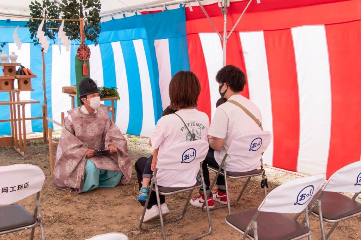 「北九州市若松区二島01」注文住宅現場リポート①【地鎮祭】