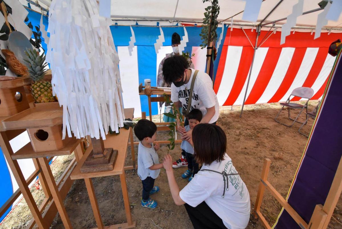 「北九州市若松区二島01」注文住宅現場リポート①【地鎮祭】