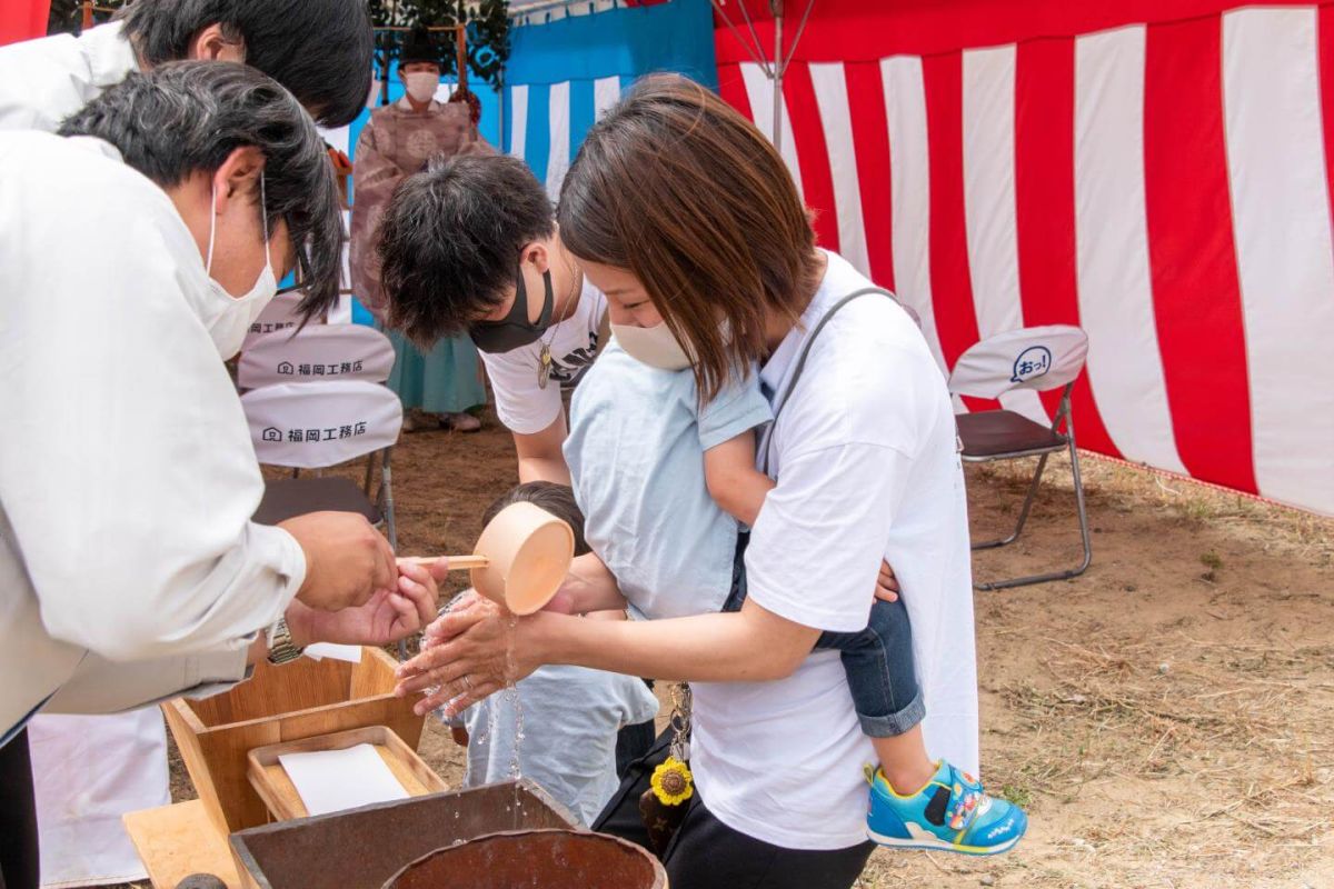 北九州市若松区二島01　注文住宅建築現場リポート①　～地鎮祭～