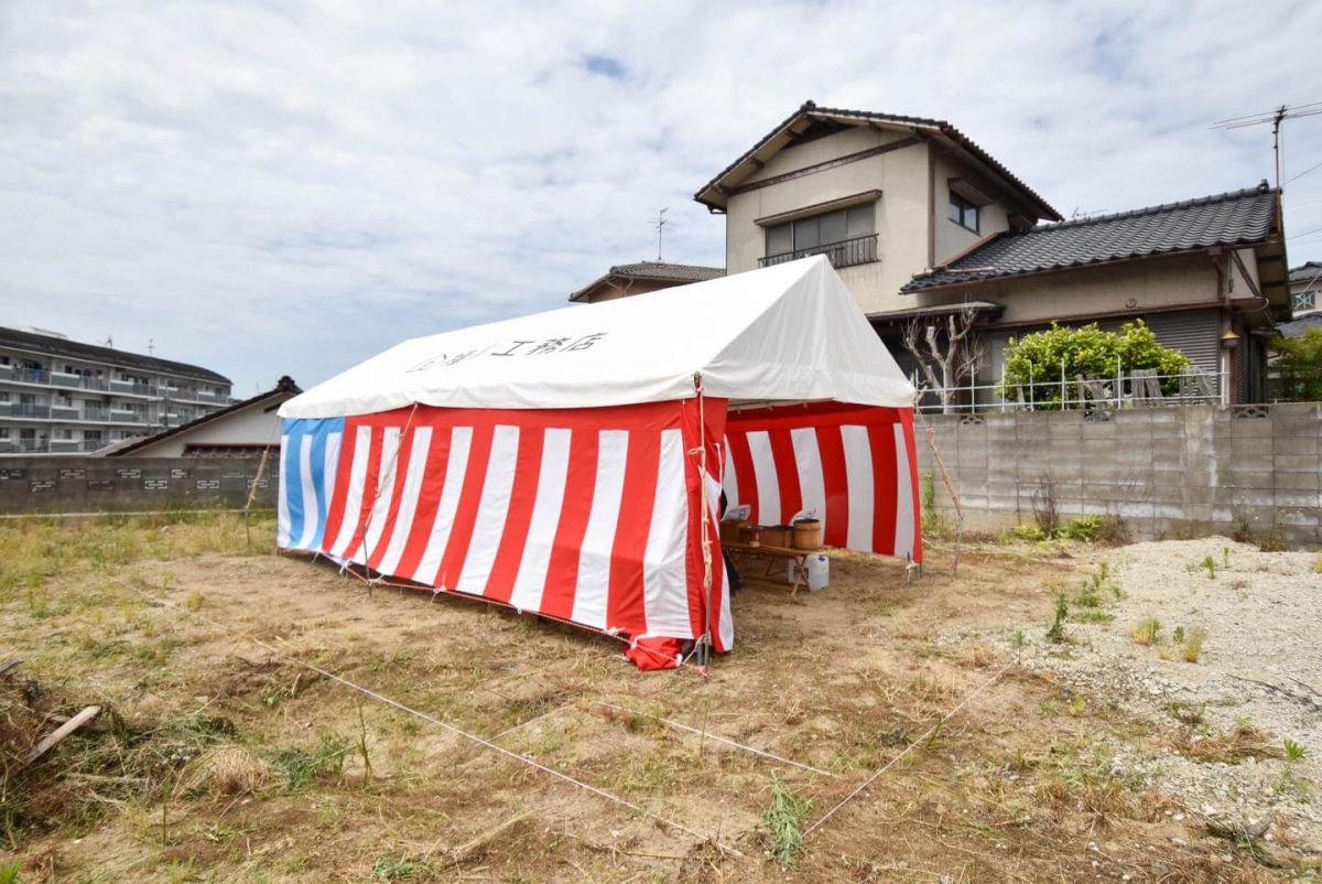 「北九州市若松区二島01」注文住宅現場リポート①【地鎮祭】