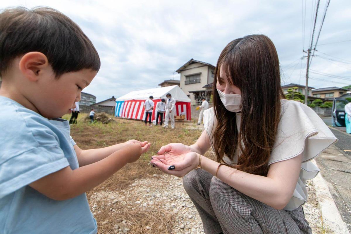 北九州市若松区二島01　注文住宅建築現場リポート①　～地鎮祭～