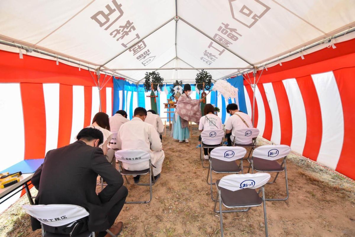 「北九州市若松区二島01」注文住宅現場リポート①【地鎮祭】