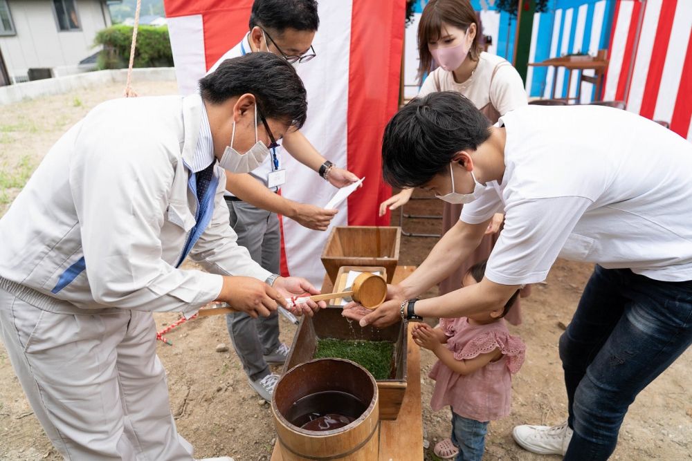 福岡県那珂川市07　注文住宅建築現場リポート①　～地鎮祭～