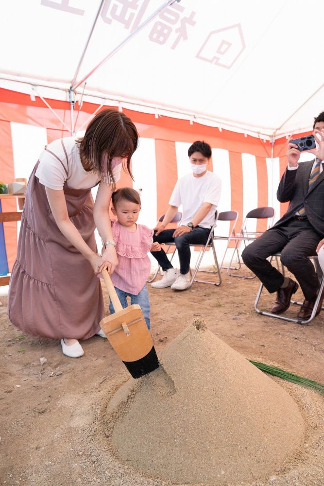 「那珂川市07」注文住宅現場リポート①【地鎮祭】