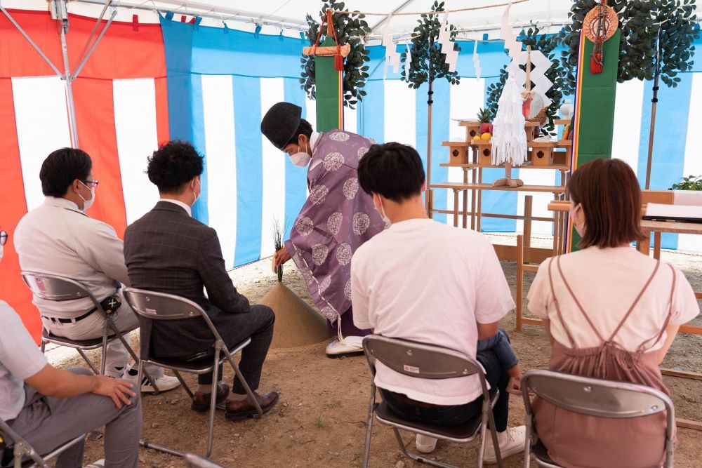 「那珂川市07」注文住宅現場リポート①【地鎮祭】