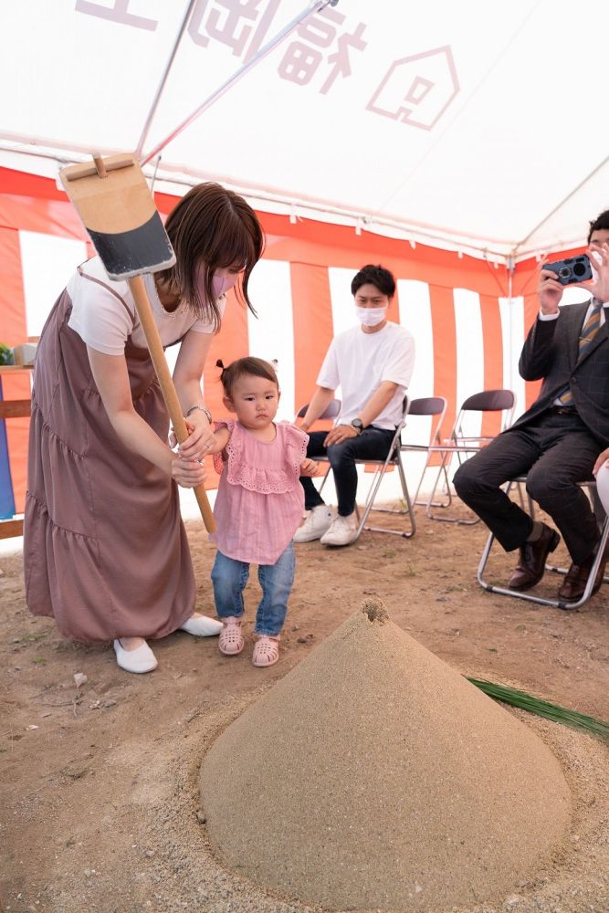 福岡県那珂川市07　注文住宅建築現場リポート①　～地鎮祭～