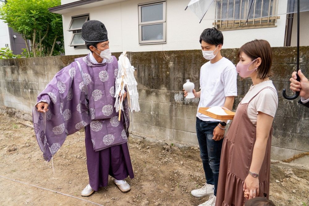 「那珂川市07」注文住宅現場リポート①【地鎮祭】