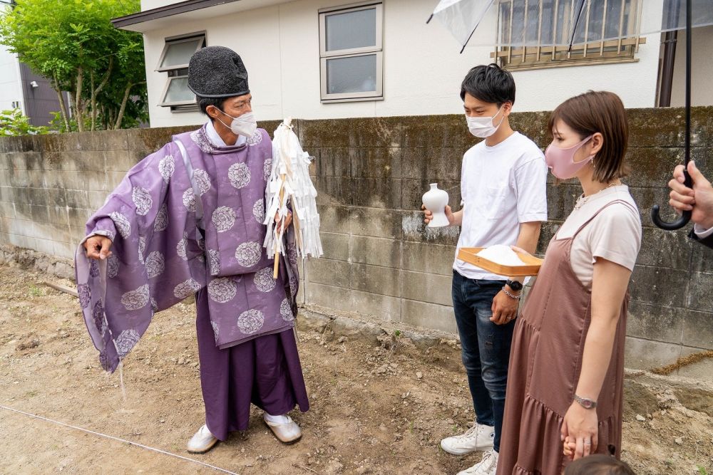 福岡県那珂川市07　注文住宅建築現場リポート①　～地鎮祭～