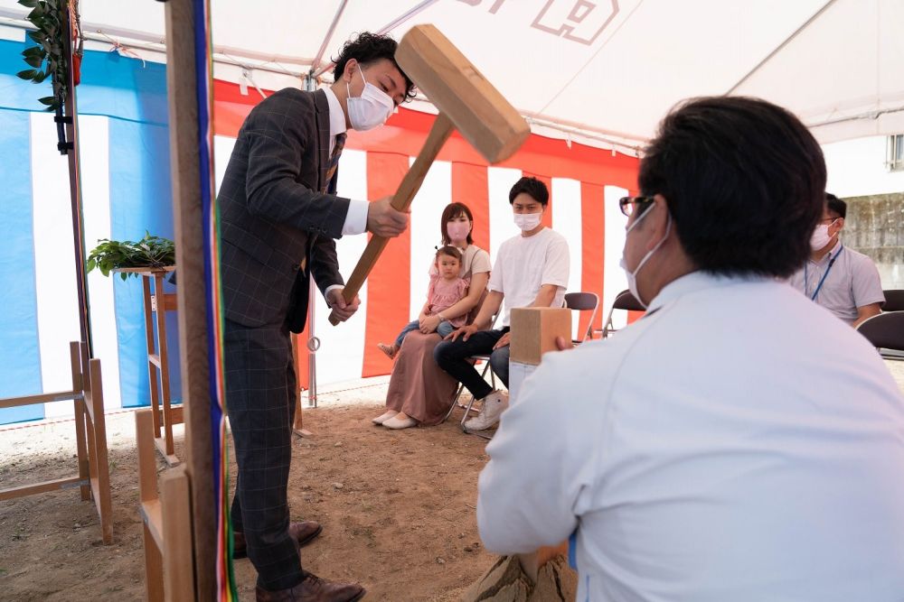 「那珂川市07」注文住宅現場リポート①【地鎮祭】