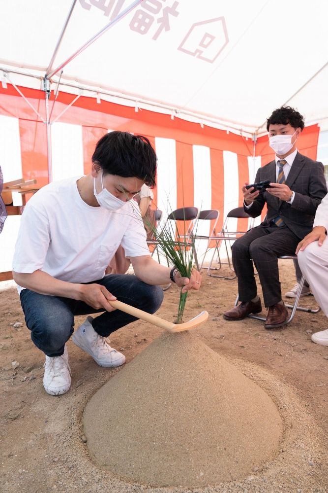 福岡県那珂川市07　注文住宅建築現場リポート①　～地鎮祭～