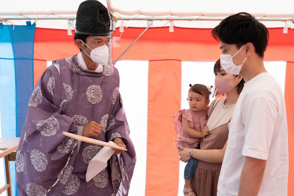 福岡県那珂川市07　注文住宅建築現場リポート①　～地鎮祭～