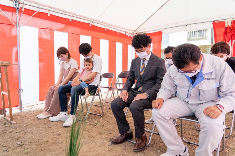 福岡県那珂川市07　注文住宅建築現場リポート①　～地鎮祭～